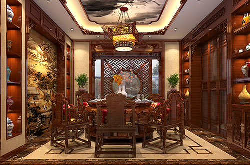 慈溪温馨雅致的古典中式家庭装修设计效果图
