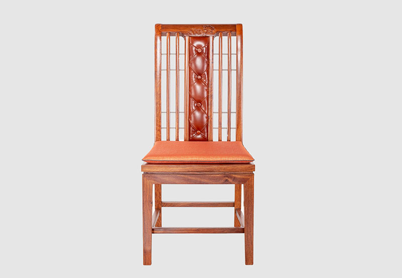 慈溪芙蓉榭中式实木餐椅效果图