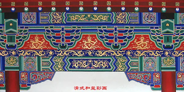 慈溪中国建筑彩画装饰图案